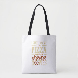 Pizza und Horror Movie Lover Halloween-Party Outfi