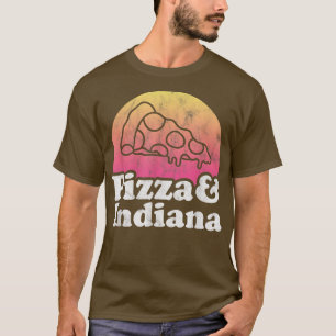 Pizza und Indiana T-Shirt