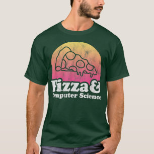 Pizza und Informatik T-Shirt