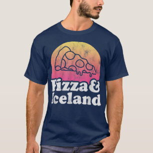 Pizza und Island T-Shirt