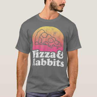 Pizza und Kaninchen oder Kaninchen T-Shirt