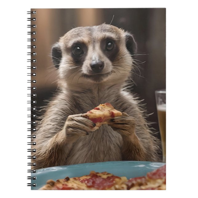 "Pizza und Pints: Eine perfekte Snackpause für Mee Notizblock (Vorderseite)