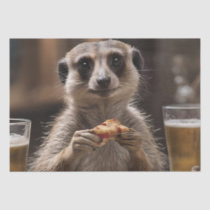 "Pizza und Pints: Eine perfekte Snackpause für Mee Seidenpapier