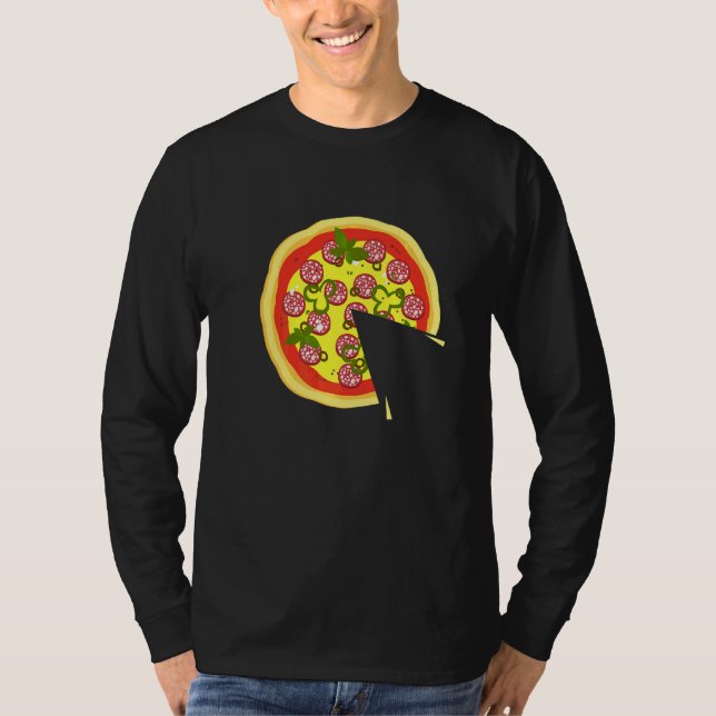 Pizza und Pizza Pizza und Pizza Slice Matching App T-Shirt (Vorderseite)