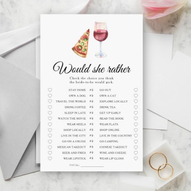 Pizza und Wein Junggesellinnenabschied Würde sie e (Von Creator hochgeladen)