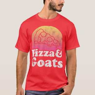 Pizza und Ziegen oder Ziege  T-Shirt