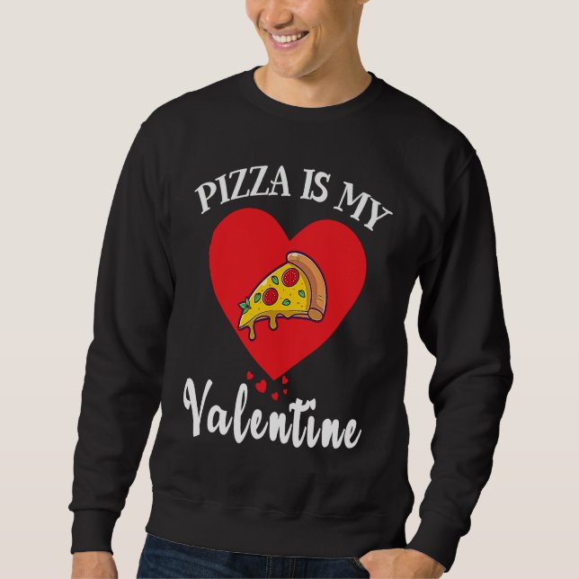 Pizza Valentines Day Heart Apparel Toddler Boys Gi Sweatshirt (Vorderseite)