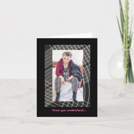 Pizza verstehen, Lebensgrüßkarte verstehen Karte