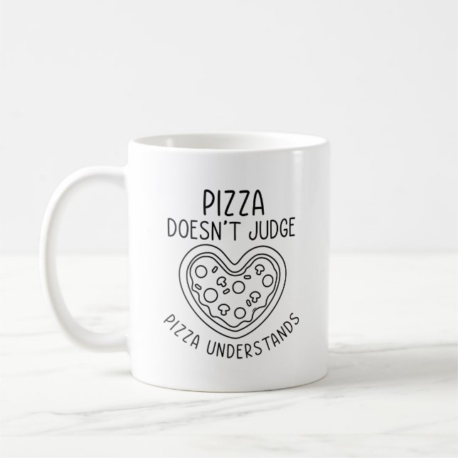 Pizza versteht kaffeetasse (Links)