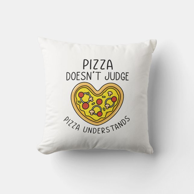 Pizza versteht kissen (Vorderseite)