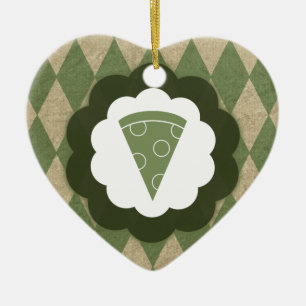 Pizza Vintag Keramikornament