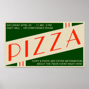 Pizza Vintag Poster