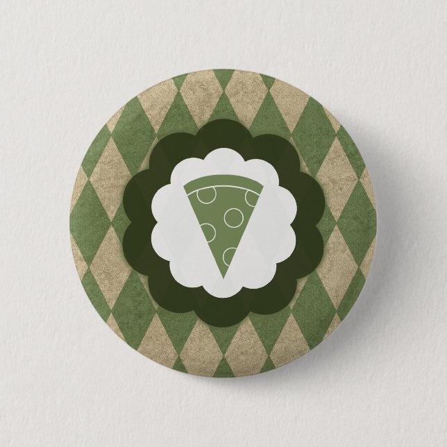 Pizza Vintage Button (Vorderseite)