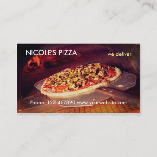 Pizza Visitenkarte