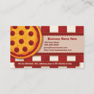 Pizza Visitenkarte