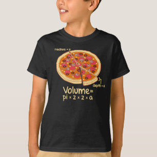 Pizza-Volumen mathematische Formel = Pi*z*z*a T-Shirt