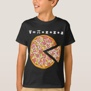 Pizza Volumengleichung Math Lover T-Shirt