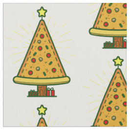 Pizza-Weihnachtsbaum Stoff