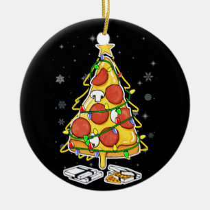 Pizza Weihnachtsbäume Weihnachten Weihnachten Weih Keramik Ornament