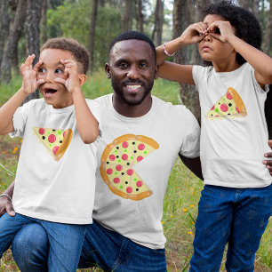 Pizza Weniger zwei Scheiben Vater's Day T-Shirt