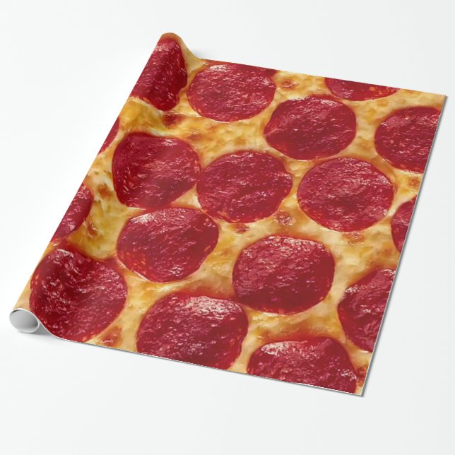 Pizza Wrapping Geschenkpapier (Ungerollt)