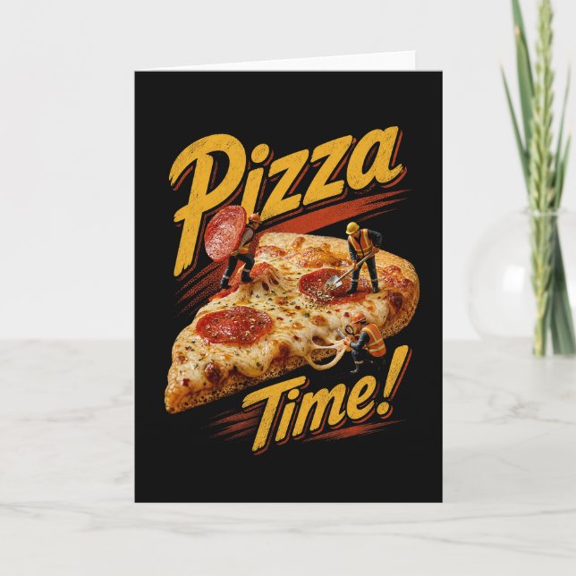 Pizza Zeit! Karte (Vorderseite)