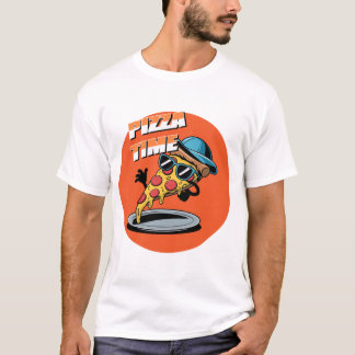 Pizza Zeit Pizza Liebhaber T-Shirt