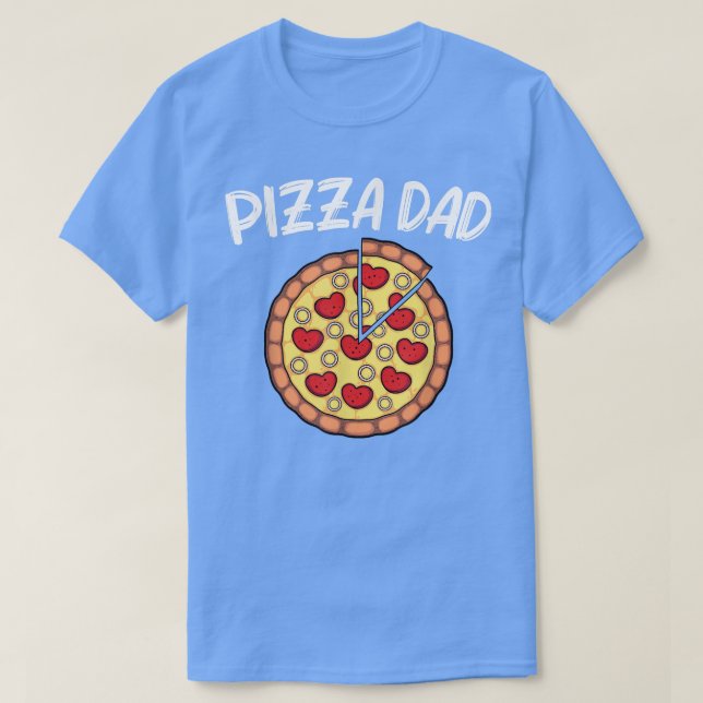 Pizza zum Vater Pizza Pizza Langläufer Koch Pfeffe T-Shirt (Design vorne)