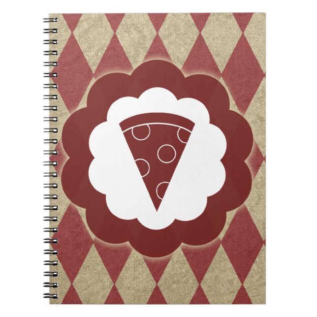 Pizzadiamanten Notizblock (Vorderseite)