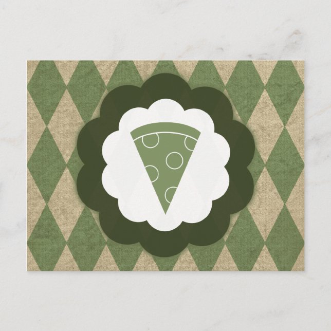 Pizzadiamanten Postkarte (Vorderseite)