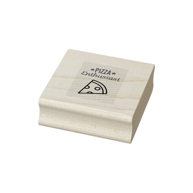 Pizzafreund Gummistempel (Stempel)