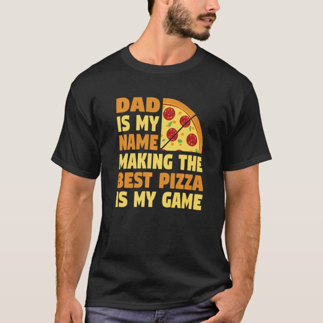 Pizzagebacken für Pizzaexperten und Pizzaherstelle T-Shirt (Vorderseite)