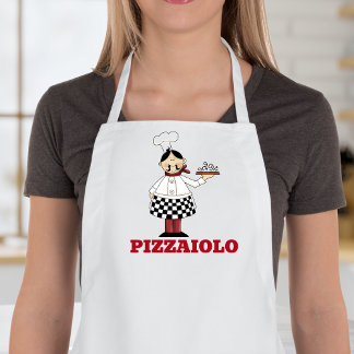 Pizzaiolo Italienischer Pizza-Koch Lange Schürze