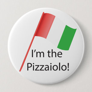 Pizzaiolo rundes Abzeichen Button