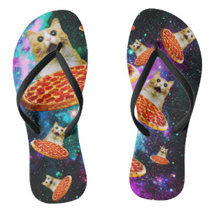 Pizzakatze Flip Flops