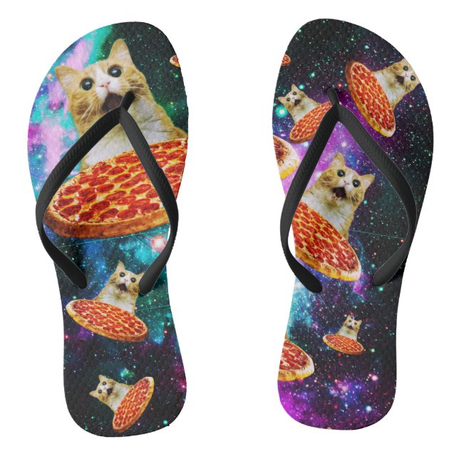 Pizzakatze Flip Flops (Fußbett)