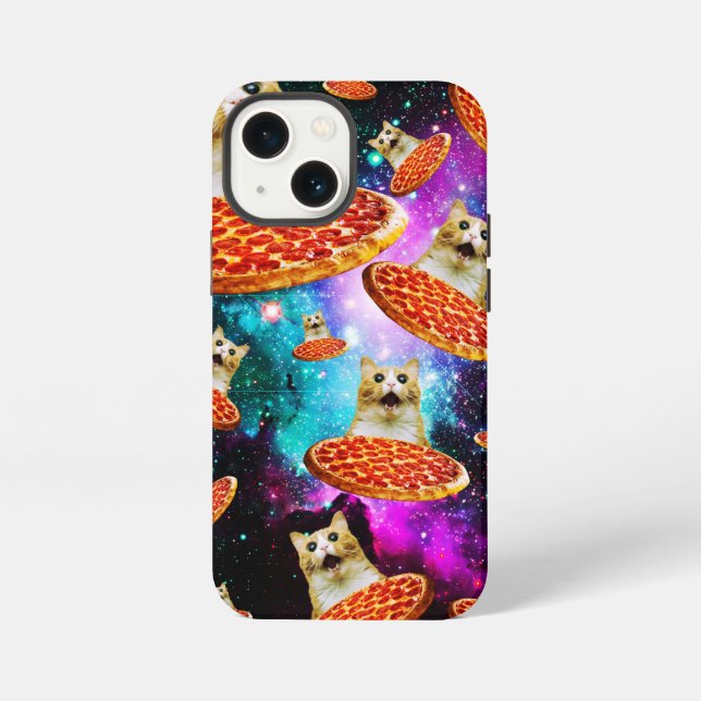 Pizzakatze iPhone Hülle (Rückseite)