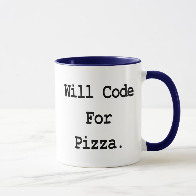 Pizzakode Tasse (Rechts)