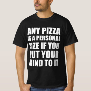 Pizzakomische Zitatliebhaber T-Shirt