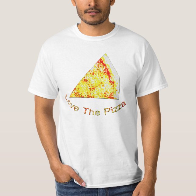 Pizzakunst-Shirt T-Shirt (Vorderseite)