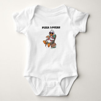 Pizzaliebhaber Baby Strampler