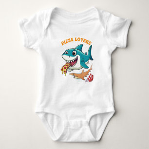Pizzaliebhaber Baby Strampler