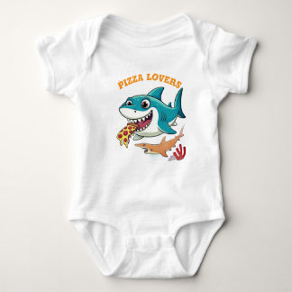 Pizzaliebhaber Baby Strampler