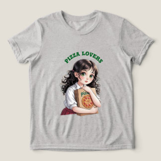 Pizzaliebhaber Tri-Blend Shirt