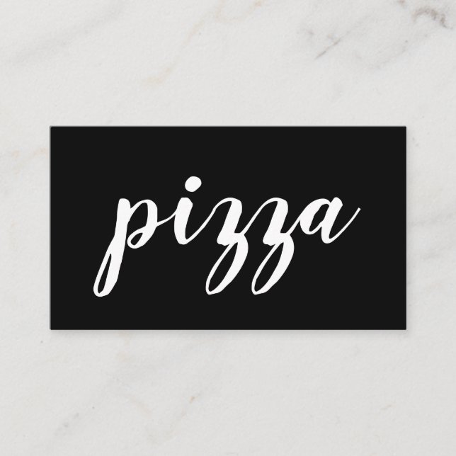 Pizzaloyalitäts-Lochkarte Treuekarte (Vorderseite)