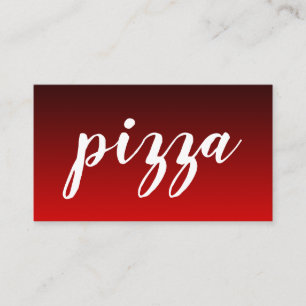 Pizzaloyalitäts-Lochkarte Treuekarte