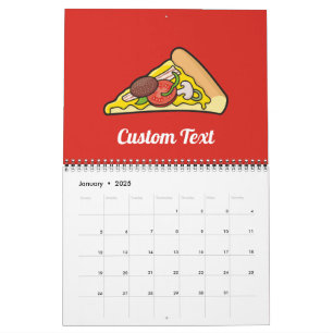 Pizzalschnitt Kalender