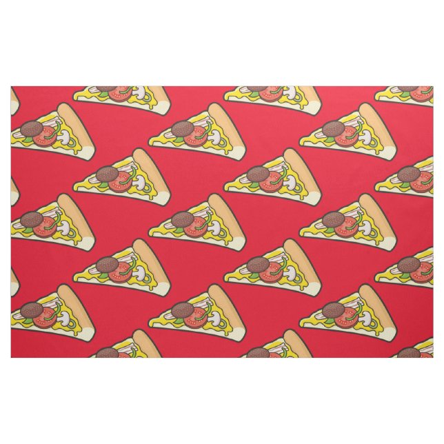 Pizzalschnitt Stoff (Fat Quarter (45,7 x 55,9 cm))