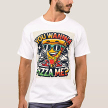 Pizzalschnitt-T - Shirt