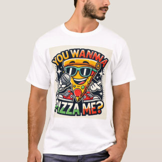 Pizzalschnitt-T - Shirt